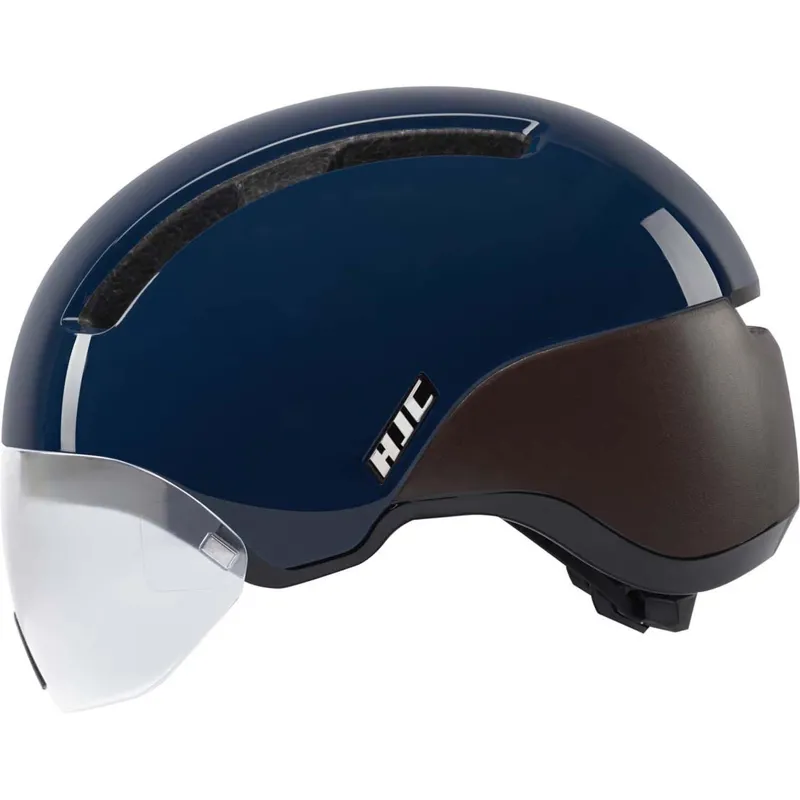 2021 HJC Calido Plus Urban Cycling Helmet / Metal Navy Brown