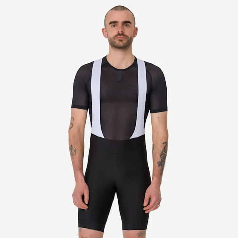 2025 Rapha Men's Core Bib Shorts - Black / White-4