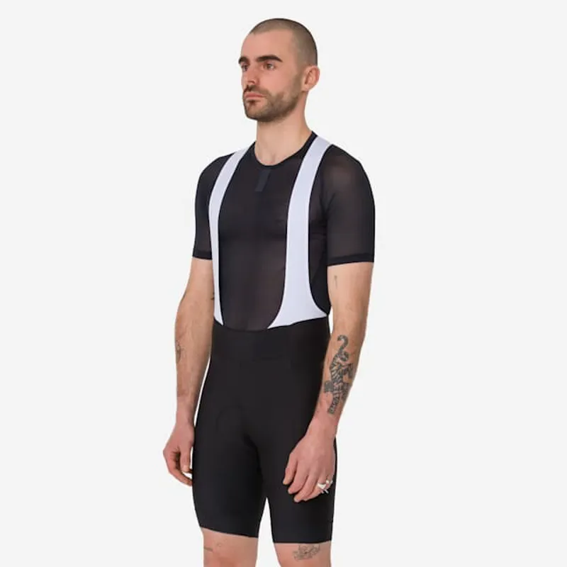 2025 Rapha Men's Core Bib Shorts - Black / White-5