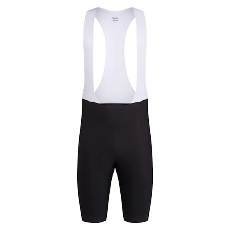 2025 Rapha Men's Core Bib Shorts - Black / White