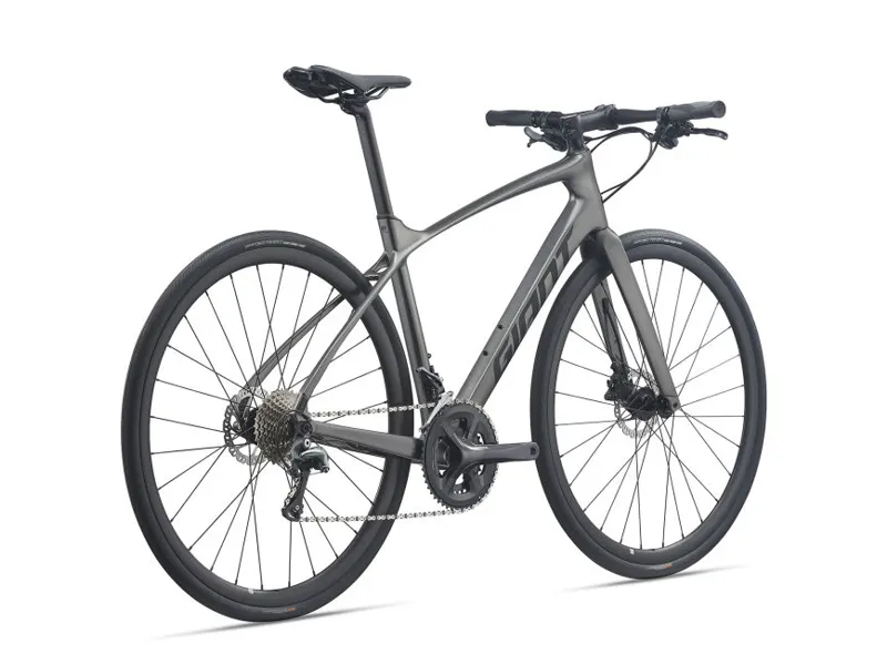 2021 Giant FastRoad Advanced 2 - Flat Bar Road Bike - Grey-7