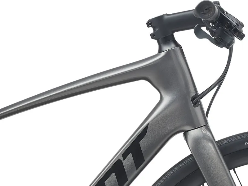 2021 Giant FastRoad Advanced 2 - Flat Bar Road Bike - Grey-6