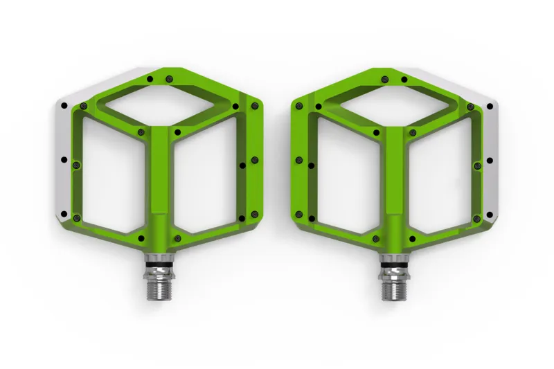 Acid Flat A1-CB Pedals in Green
