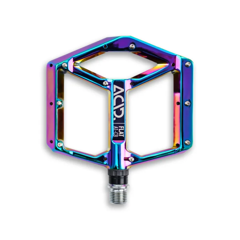 2022 Acid Flat A1-CB Pedals in Oil Slick