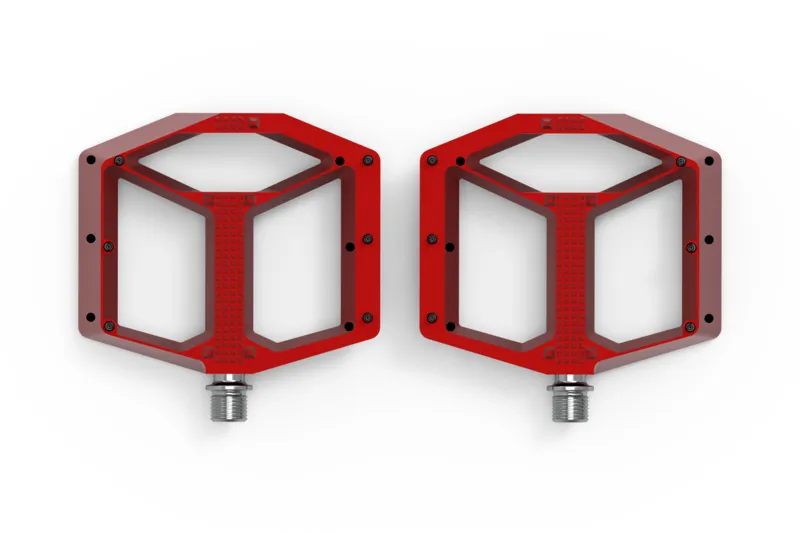 Acid Flat A3-ZP Pedals in Red