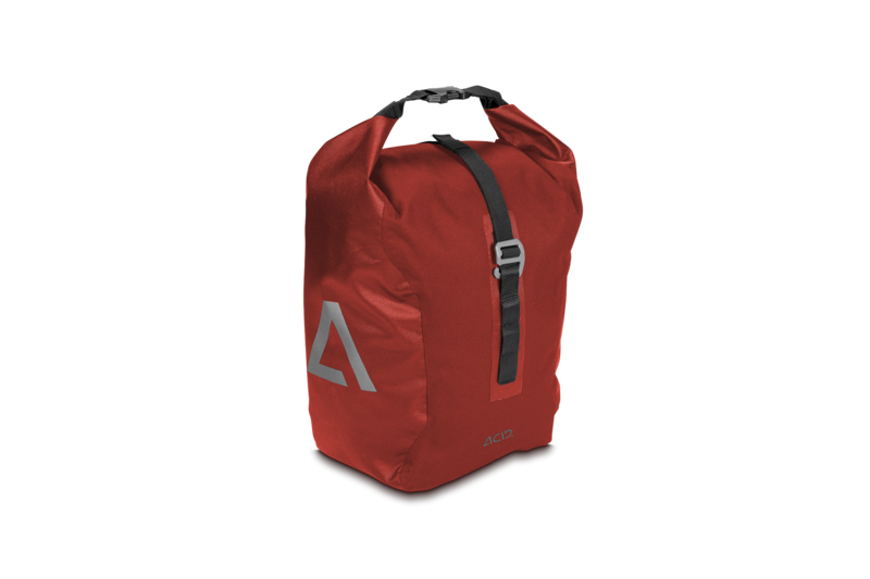 Acid Panniers Travlr 15 Bag in Red