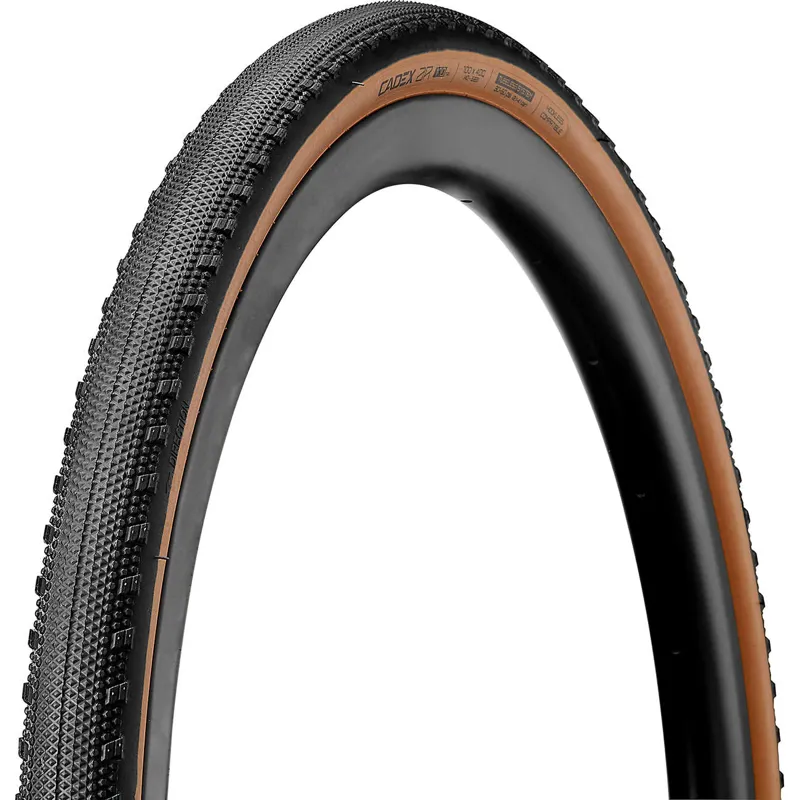 Cadex AR - Tubeless Gravel Tyre - Black / Tan - 700 x 40c