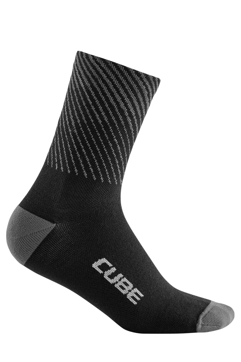 Cube High Cut Be Warm Socks in Black