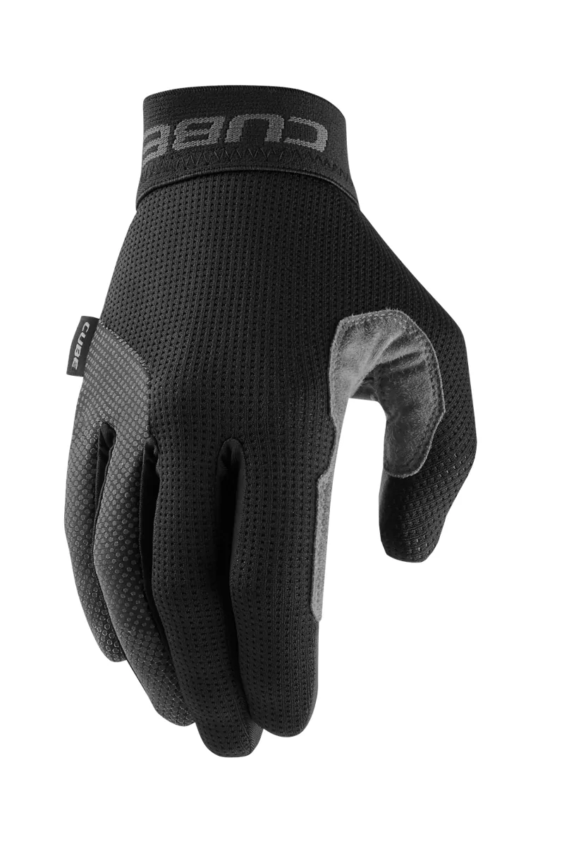 Cube Pro Long Finger Gloves in Black