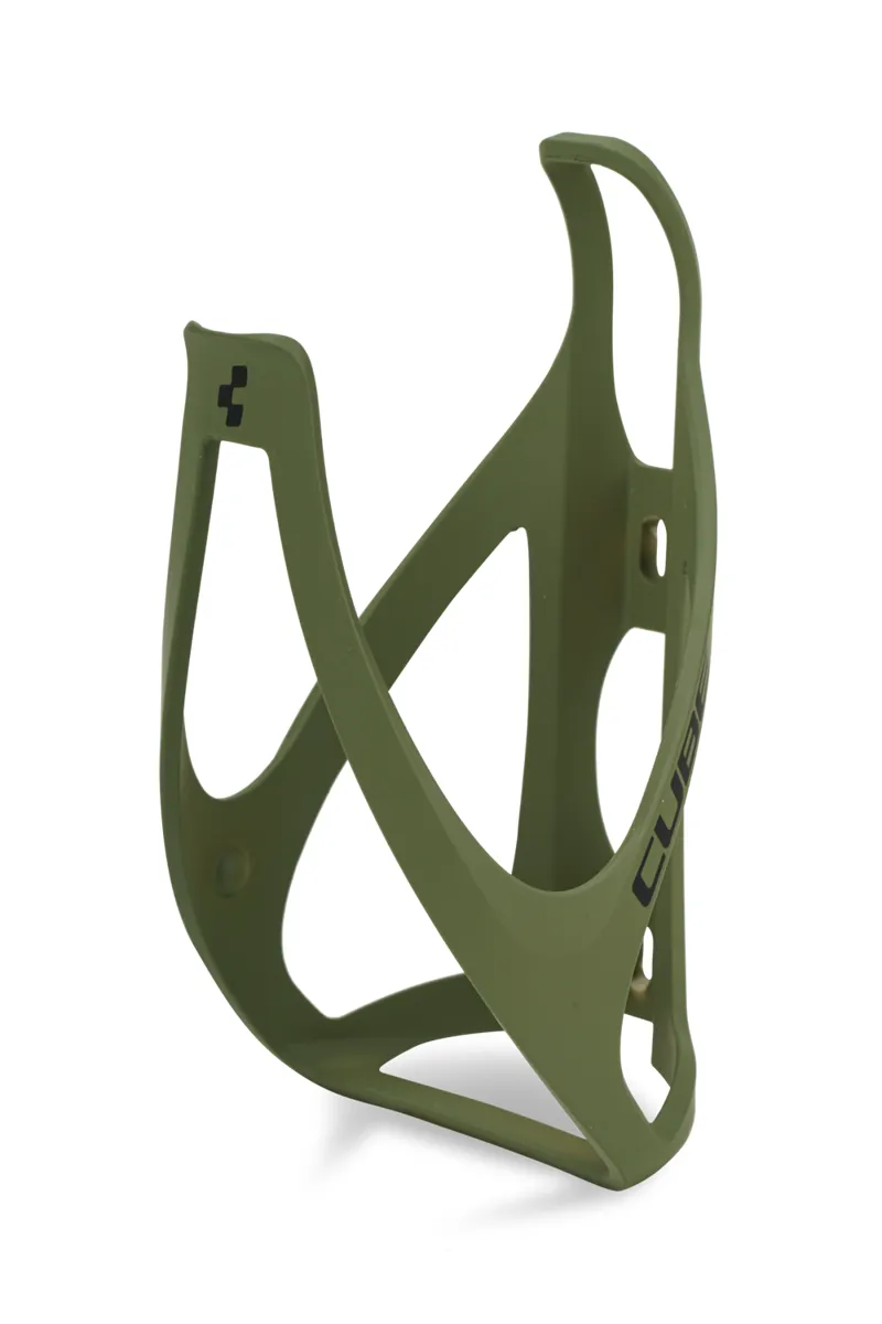 Cube HPP Bottle Cage in Matt Olive/ Black