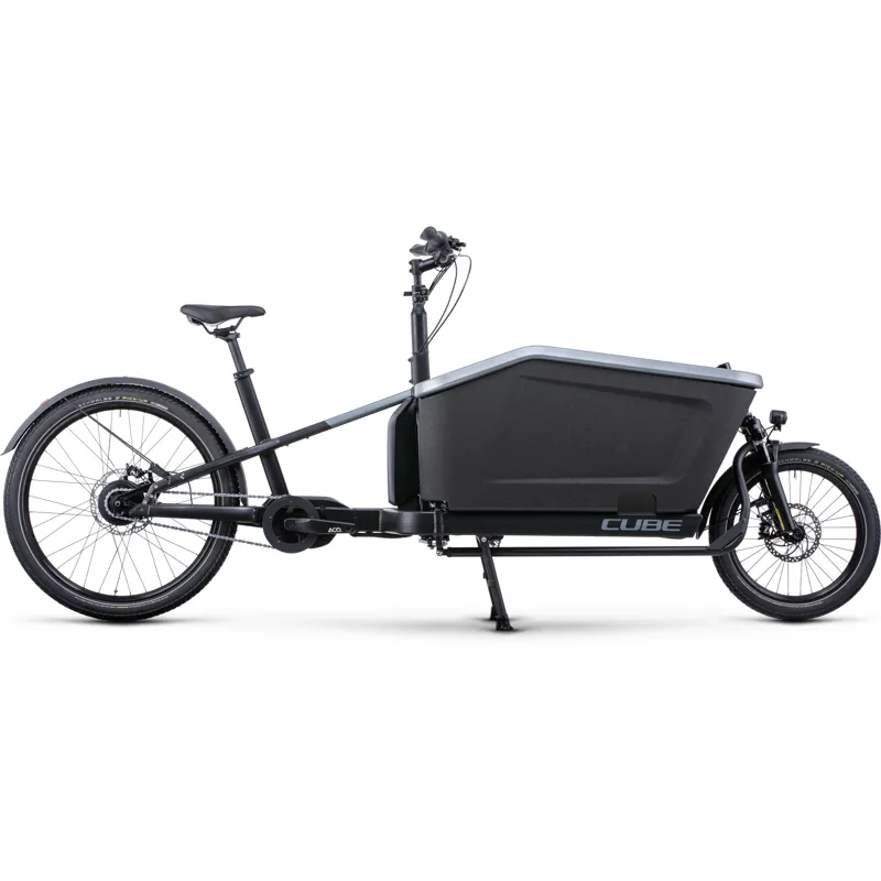 2025 Cube Cargo Dual Hybrid 1000 - Electric Cargo Bike - Flash Grey / Black