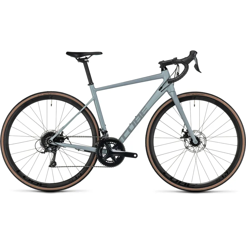 2024 Cube Axial WS Pro - Road Bike - Grey Sage / Mint