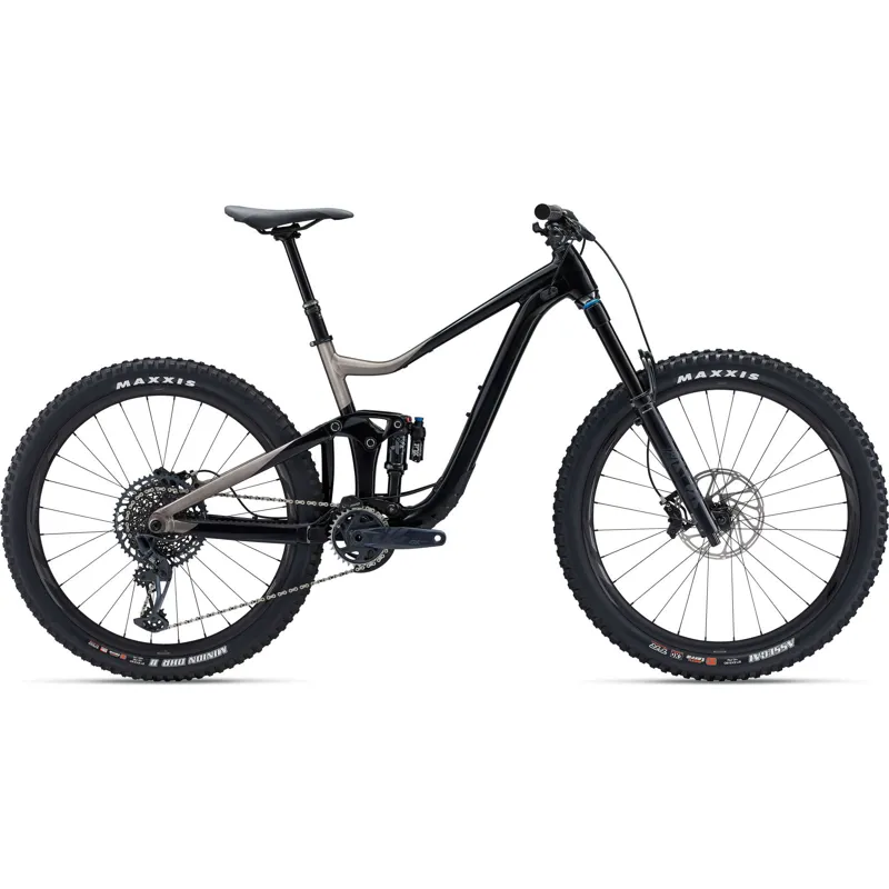 2022 Giant Trance X 1 - Trail Bike - Black / Smoke Metal / Chrome