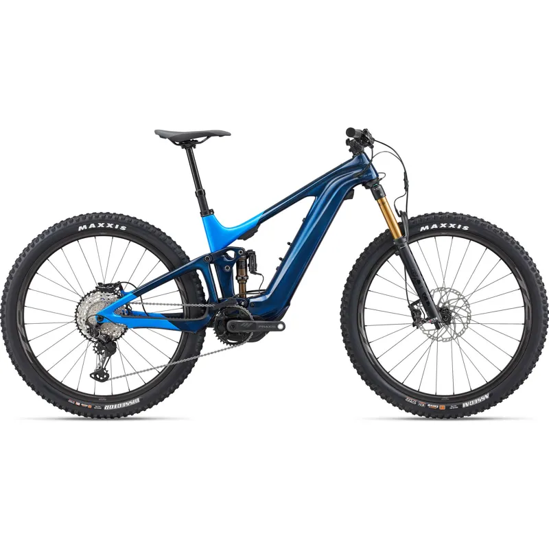 2022 Giant Trance X Advanced E+ 0 eMountain Bike in Gloss Navy/Blue