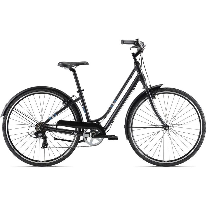 2022 Liv Flourish 3 - Hybrid Bike - Gun Metal Black