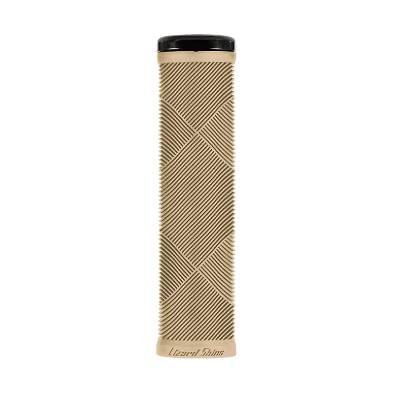 Lizard Skins Strata Single-Sided Lock-On Grips in Sand Tan