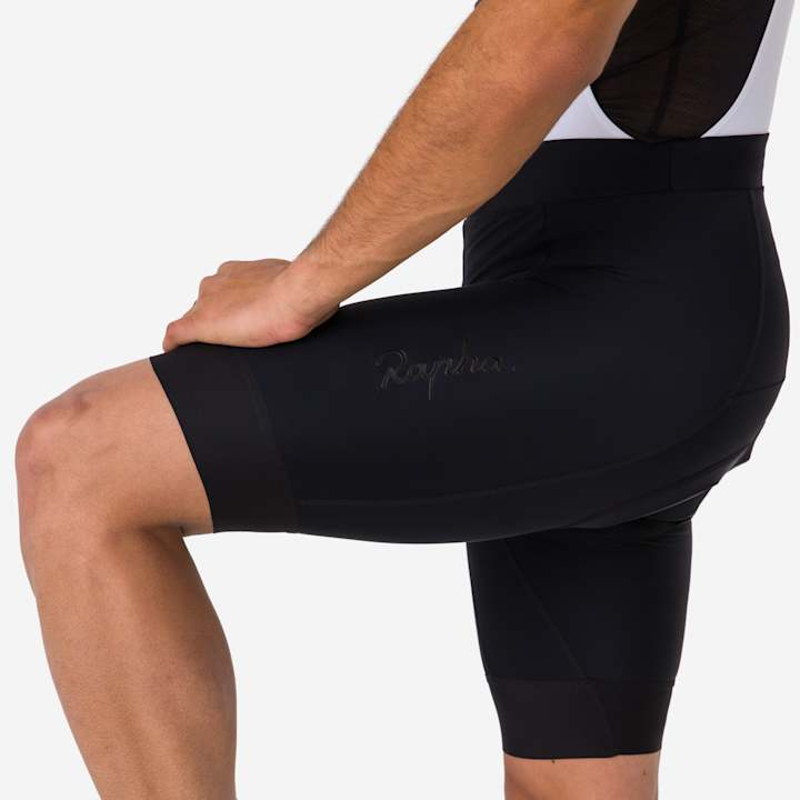 Rapha Core Bib Shorts - Black / White-5