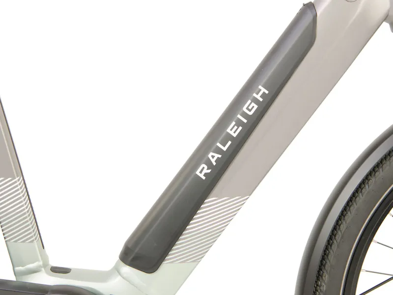 2023 Raleigh Centros - Hub Geared Electric Bike - Silver and Mint-5