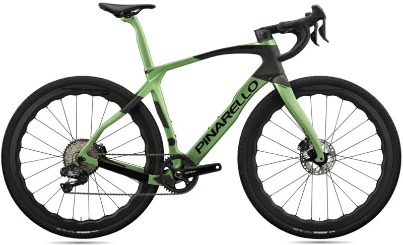Pinarello Grevil F9 - Shimano GRX815 Di2 equipped Gravel Bike - Stone Green