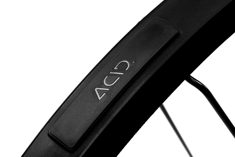 Acid Mudguard Set 50 28 Inch Black 50mm-1