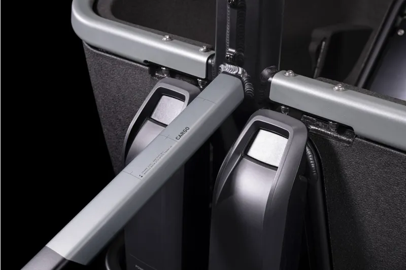 2025 Cube Cargo Dual Hybrid 1000 - Electric Cargo Bike - Flash Grey / Black-4