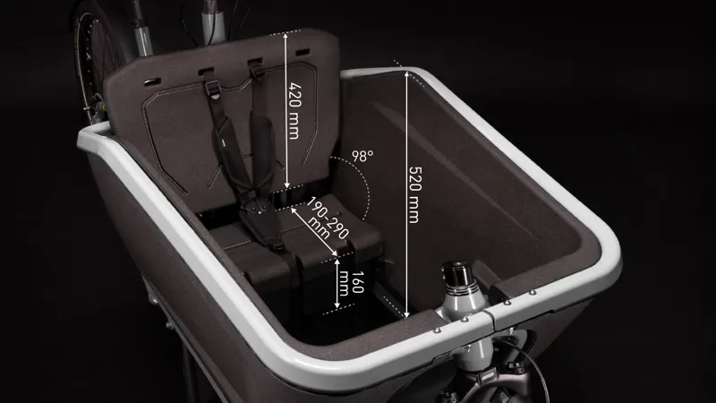 2025 Cube Cargo Dual Hybrid 1000 - Electric Cargo Bike - Flash Grey / Black-7