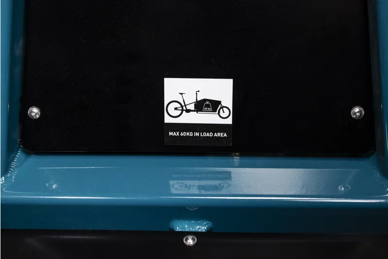 2025 Cube Cargo Dual Hybrid 500 - Electric Cargo Bike - Blue / Lime-7