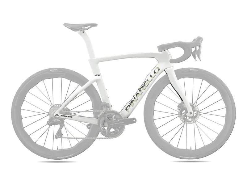 Pinarello Dogma F Frameset - Edge Crystal White