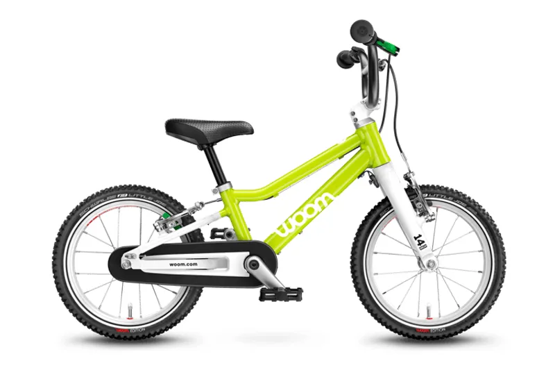 woom ORIGINAL 2 - 14 inch Lightweight Kids Bike - Lizard Lime
