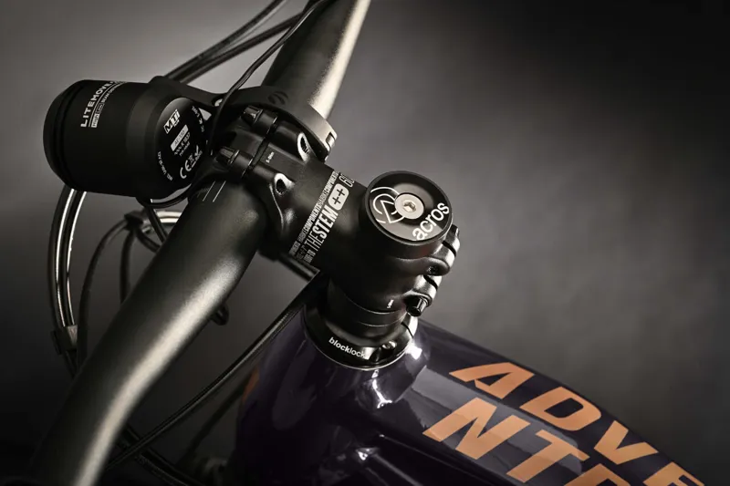 2024 Haibike Adventr SE - Equipped Full Suspension Electric Mountain Bike - Purple / Cognac-3