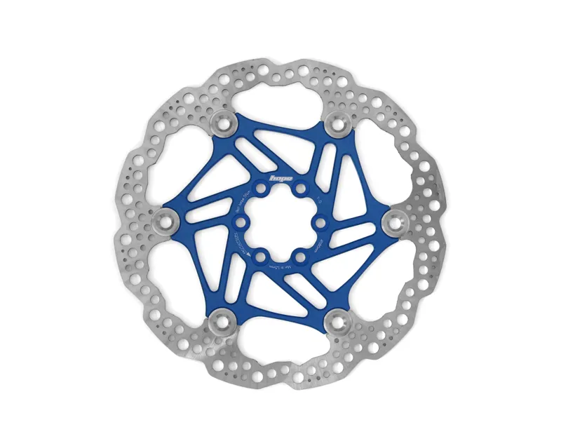 Hope Floating Disc 185mm 6-Bolt Float Rotor in Blue