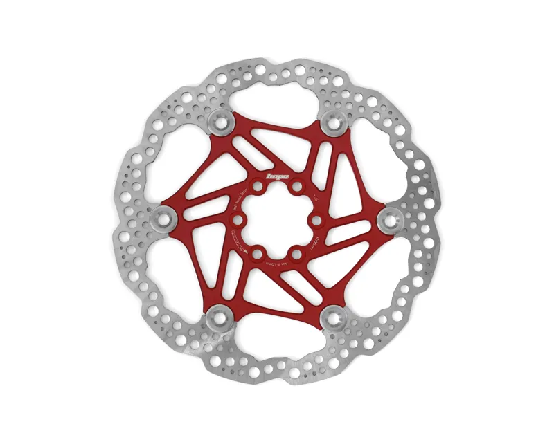 Hope Floating Disc 185mm 6-Bolt Float Rotor in Red