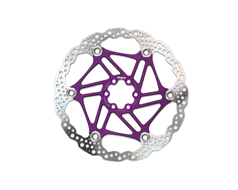 Hope Floating Disc 203mm 6-Bolt Float Rotor in Purple