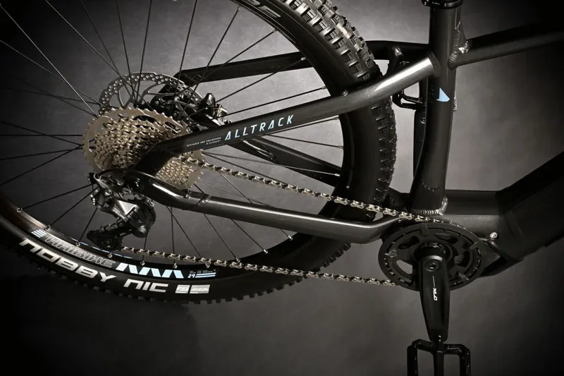 2024 Haibike Alltrack 5 - Electric Hardtail Mountain Bike - Grey / Slate-7