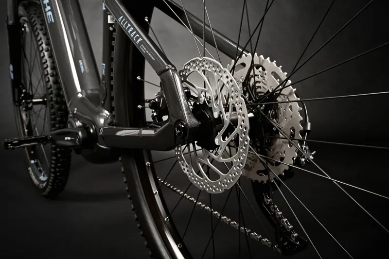 2024 Haibike Alltrack 5 - Electric Hardtail Mountain Bike - Grey / Slate-2