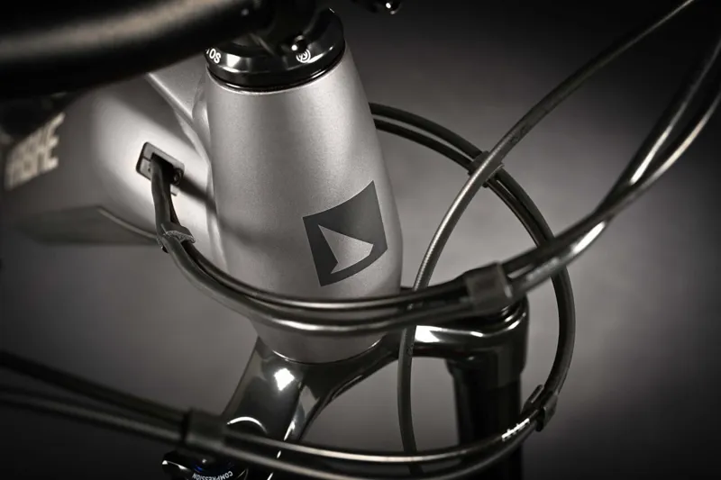 2024 Haibike Allmtn 2 - Electric Full Suspension Bike - Pebble / Black / Red-6