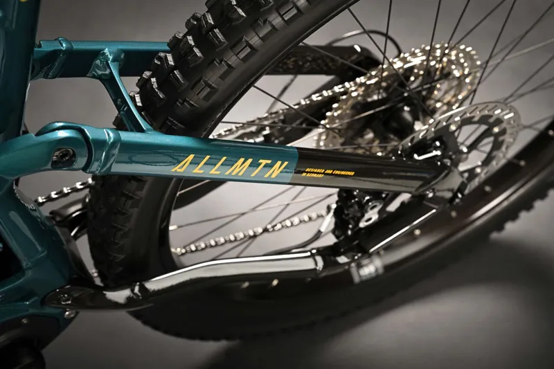 2024 Haibike AllMtn 7 - Rock Shox equipped Full suspension Electric Bike - Ocean / Orange-5