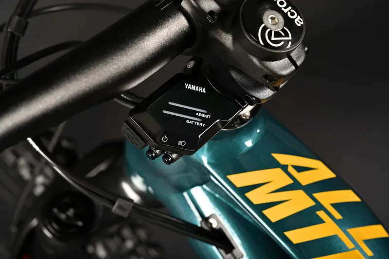 2024 Haibike AllMtn 7 - Rock Shox equipped Full suspension Electric Bike - Ocean / Orange-7