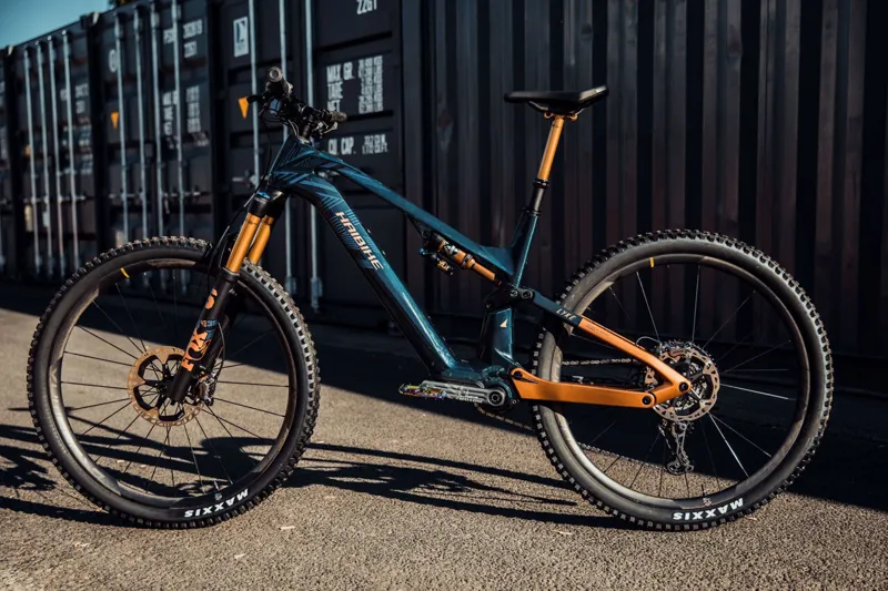 2024 Haibike Lyke SE - Electric Full Suspension MTB - Navy / Bronze-1