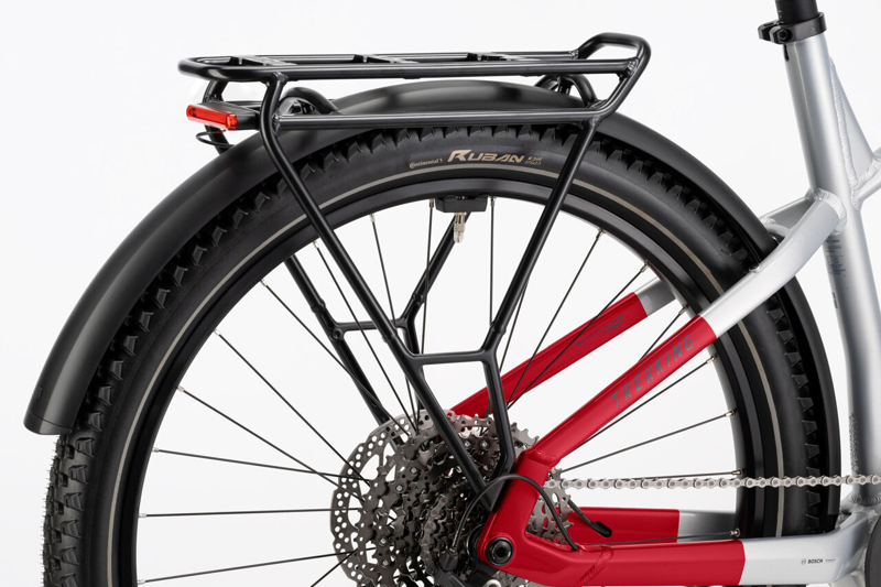 2025 Haibike Trekking 7 - Soft Grey / Red / Blue-4