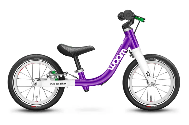 woom ORIGINAL 1 - 12inch Lightweight Balance Bike - Purple