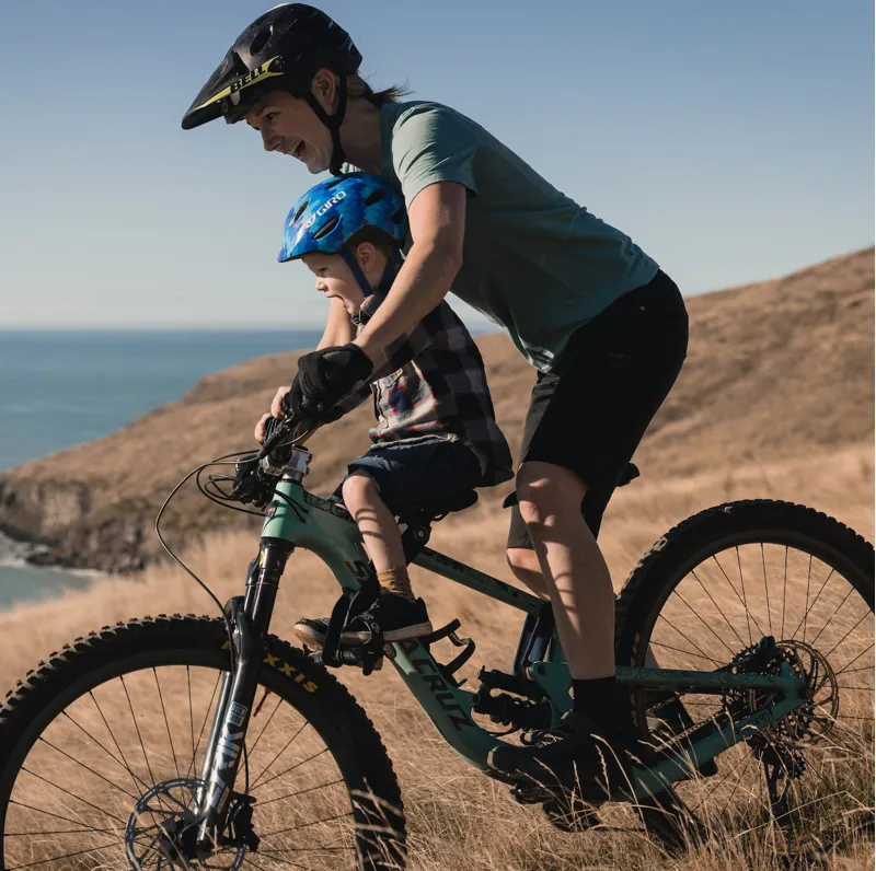 Kids Ride Shotgun 2.0 Child Bike Seat + Handlebars Combo - Black-3