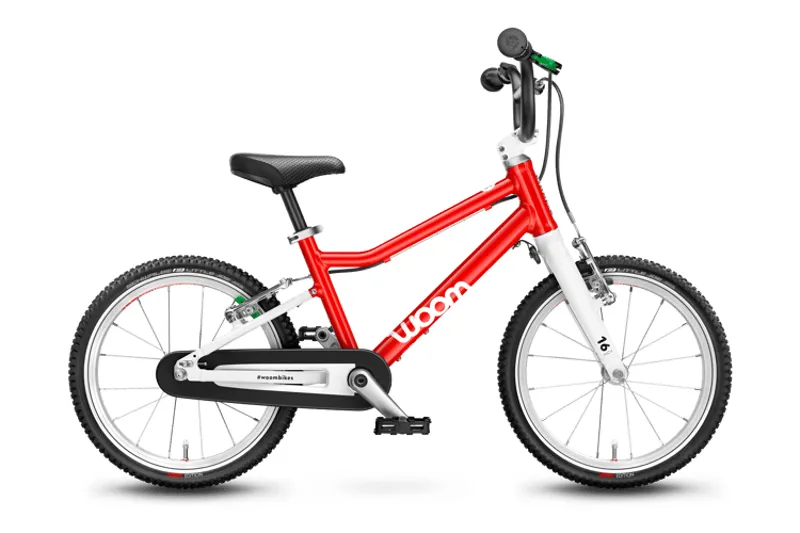 woom ORIGINAL 3 - 16 inch Lightweight Kids Bike - Red