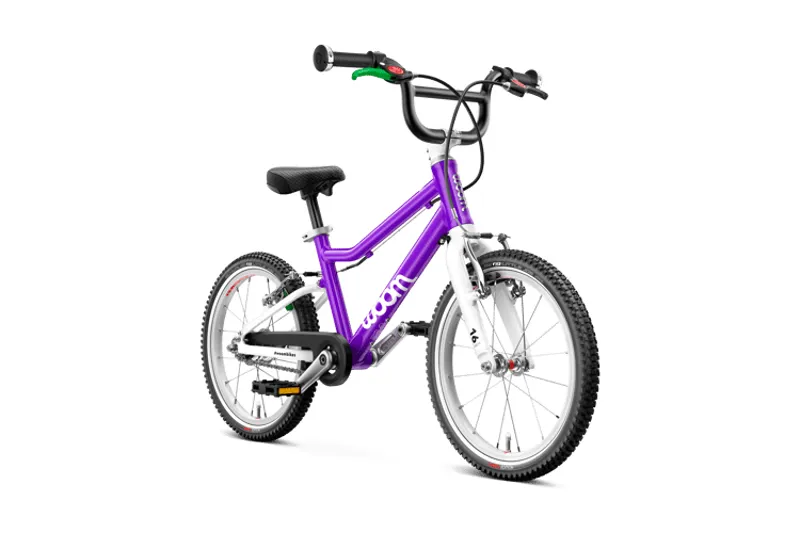 woom ORIGINAL 3 AUTOMAGIC - 16 inch Lightweight Kids Bike - Purple-1