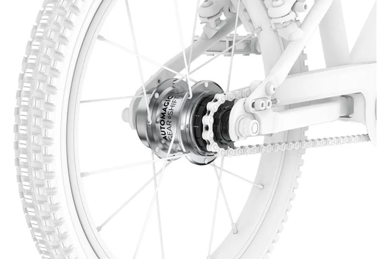 woom ORIGINAL 3 AUTOMAGIC - 16 inch Lightweight Kids Bike - Purple-2