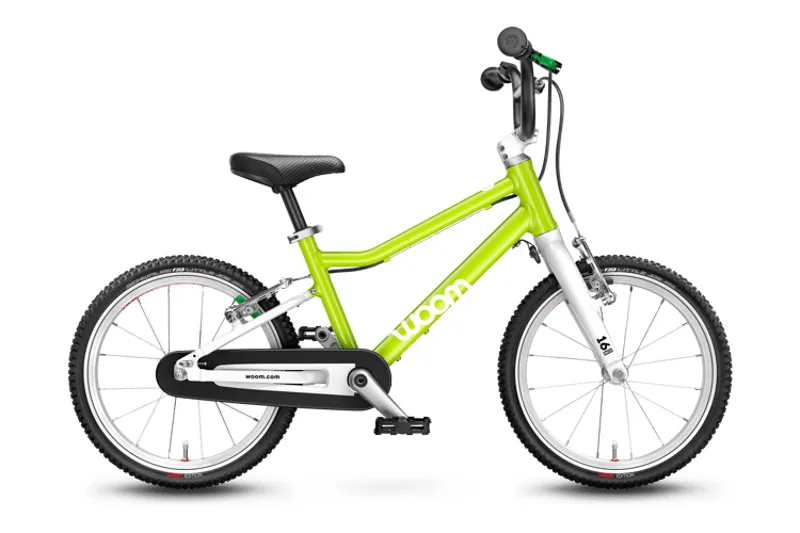 woom ORIGINAL 3 - 16 inch Lightweight Kids Bike - Lizard Lime