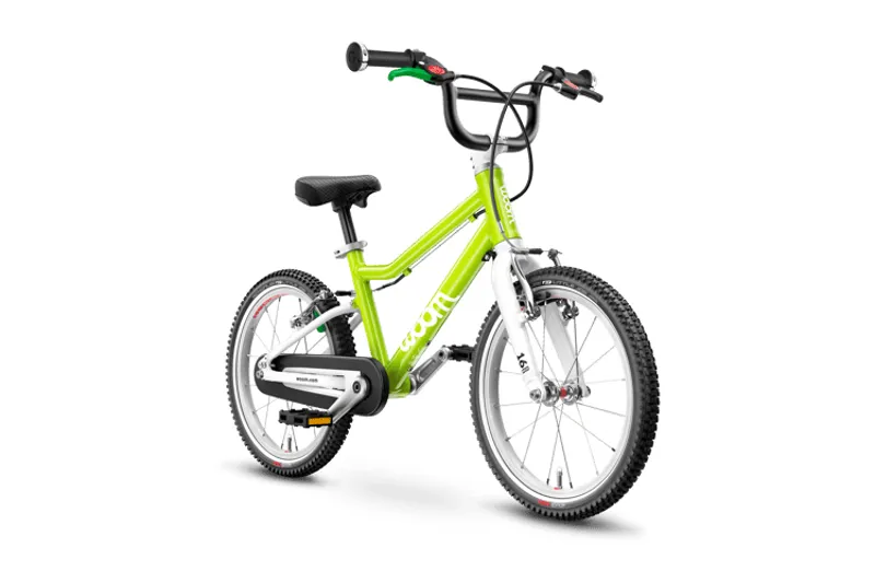 woom ORIGINAL 3 - 16 inch Lightweight Kids Bike - Lizard Lime-1