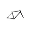 Ridley Kanzo Adventure Aluminium Frameset - Gravel Bike Frame - Black 