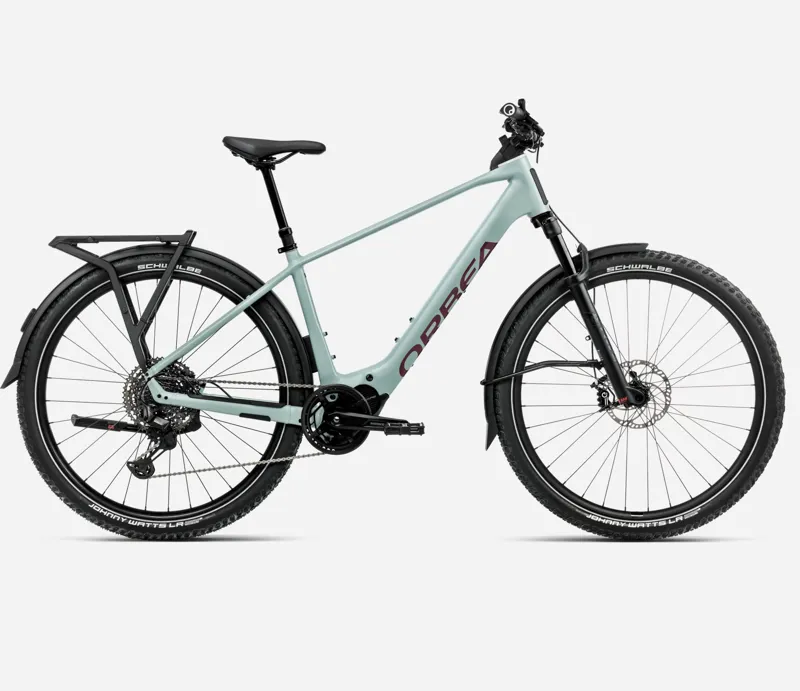 2025 Orbea Kemen Adv 10 - Electric Hybrid Bike - Blue Stone / Brugundy