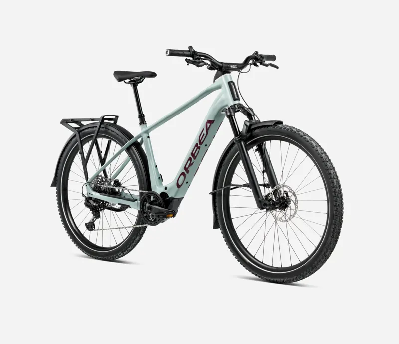 2025 Orbea Kemen Adv 20 - Electric Hybrid Bike - Blue Stone / Brugundy-1